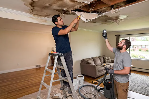 Ceiling Water Damage Restoration Chino Hills