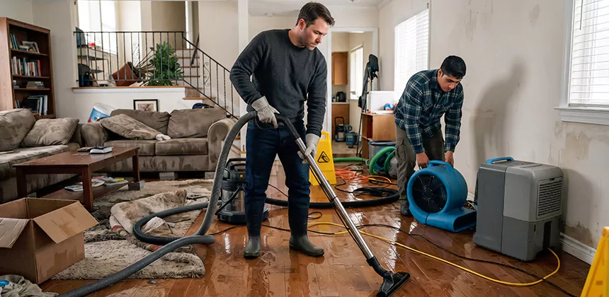 Black Water Clean up in Chino Hills