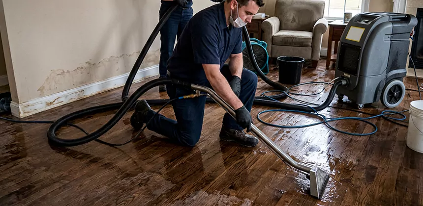 Hardwood Floor Water Extraction in Chino Hills